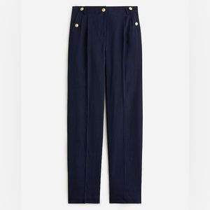 NEW/Collection Marie Marot X J.Crew wide-leg pant in Italian linen-blend/B003